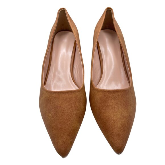 Shoes - Women's Brown Nubuck Dress Shoes Size 44